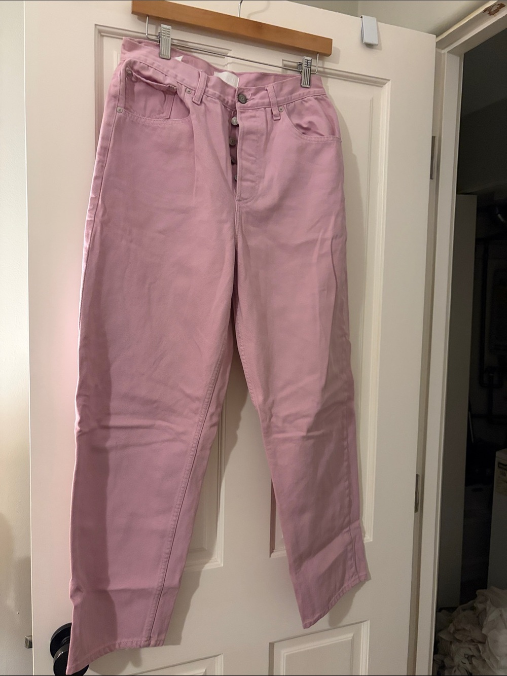 Boyish Lavender Straight-Leg Jeans